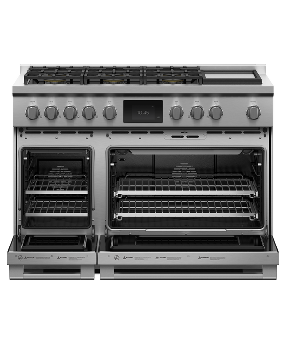 TTN6397BW FiveStar 60 Dual-Fuel Convection Range with 6 Sealed Burners  Griddle Grill and Double Oven 