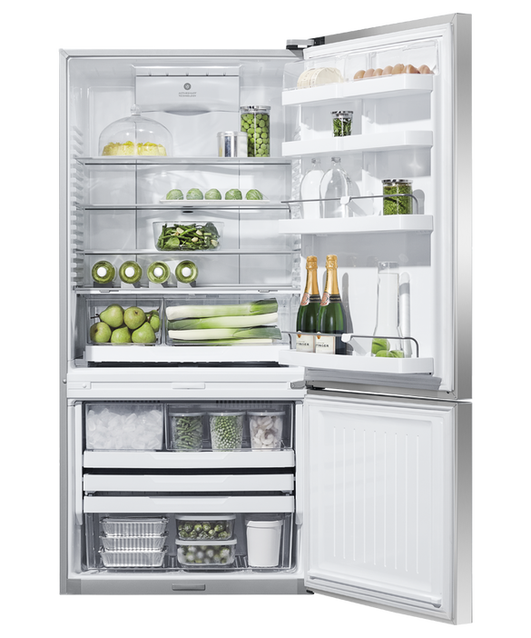 Freestanding Refrigerator Freezer, 79cm, 469L, Ice & Water 