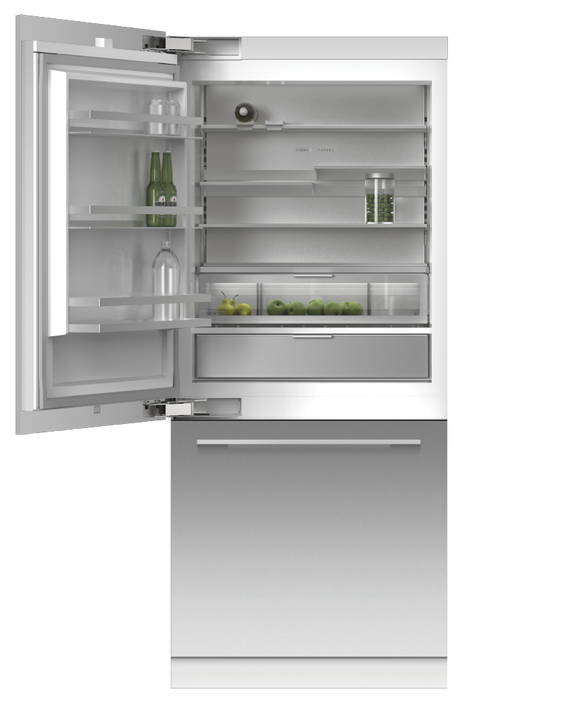 嵌入式冷藏冷冻冰箱，91.4cm，自动制冰和冰水| Fisher & Paykel China