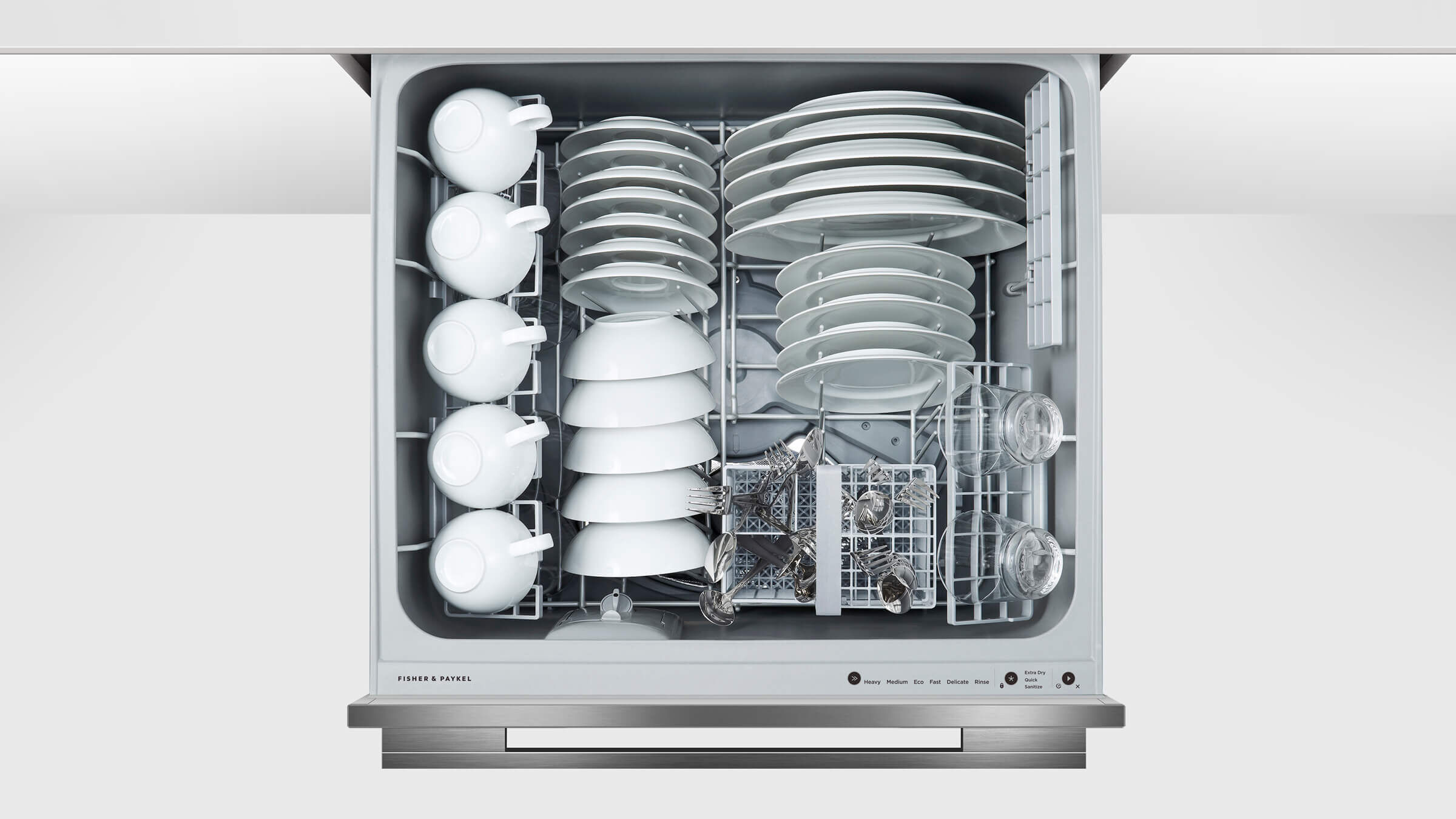 Fisher and paykel cheap 2 drawer dishwasher