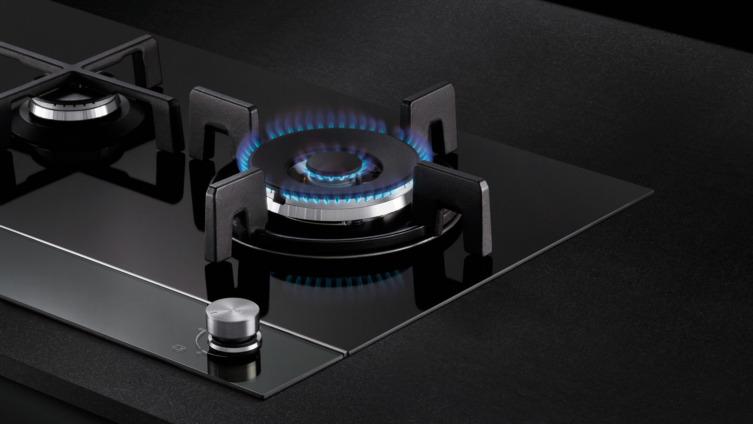 Cg903dnggb1 Gas On Glass Cooktop 90cm 3 Burner Ecco Living