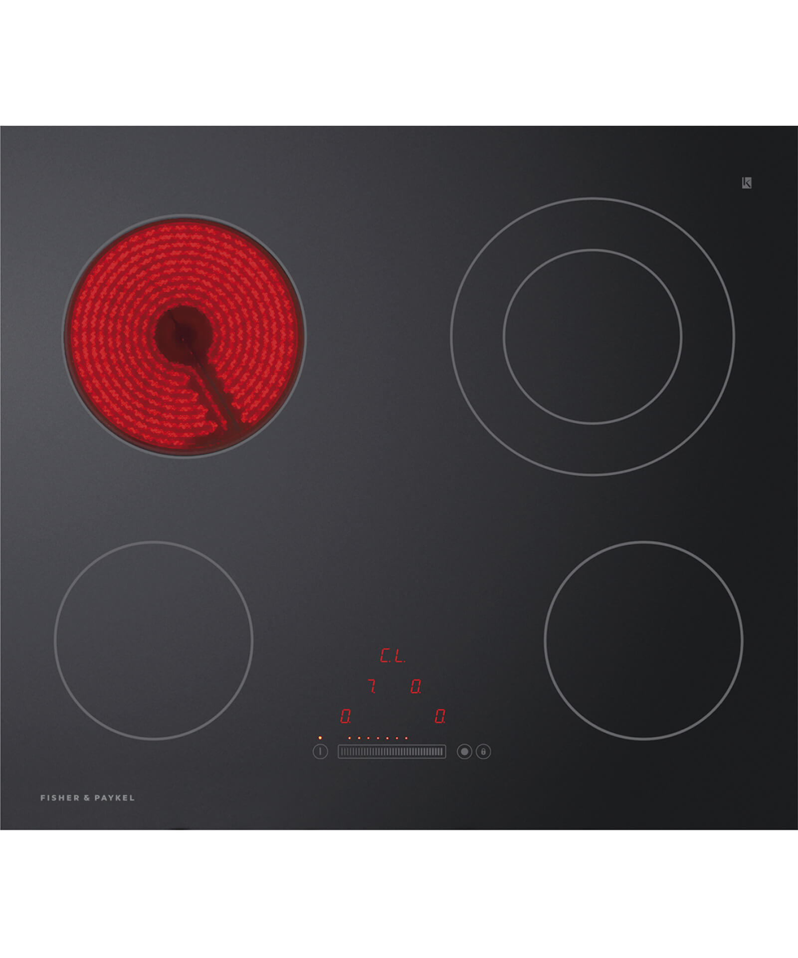 Ce604dtb1 60cm Touch Slide Ceramic Hob