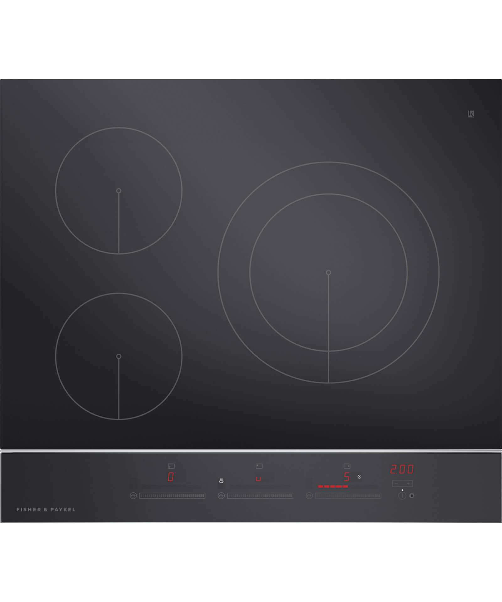 Ci603dtb2 Fisher Paykel 60cm 3 Zone Touch Slide Induction Hob