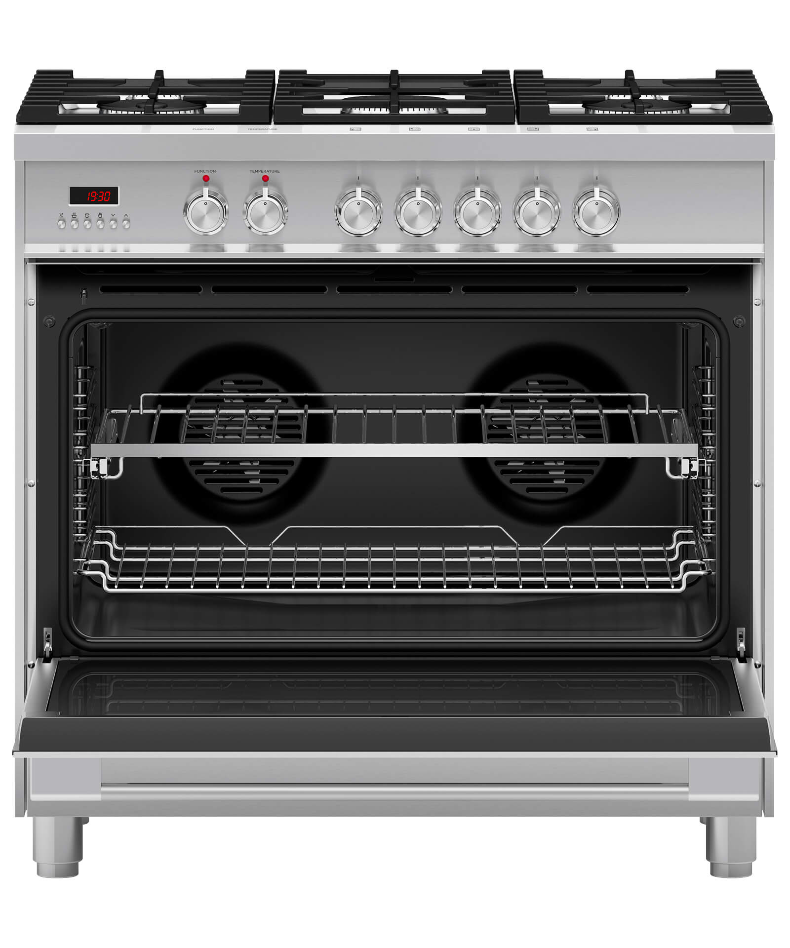 OR90SCG1LX1 - Fisher & Paykel 90cm Freestanding Dual Fuel Cooker