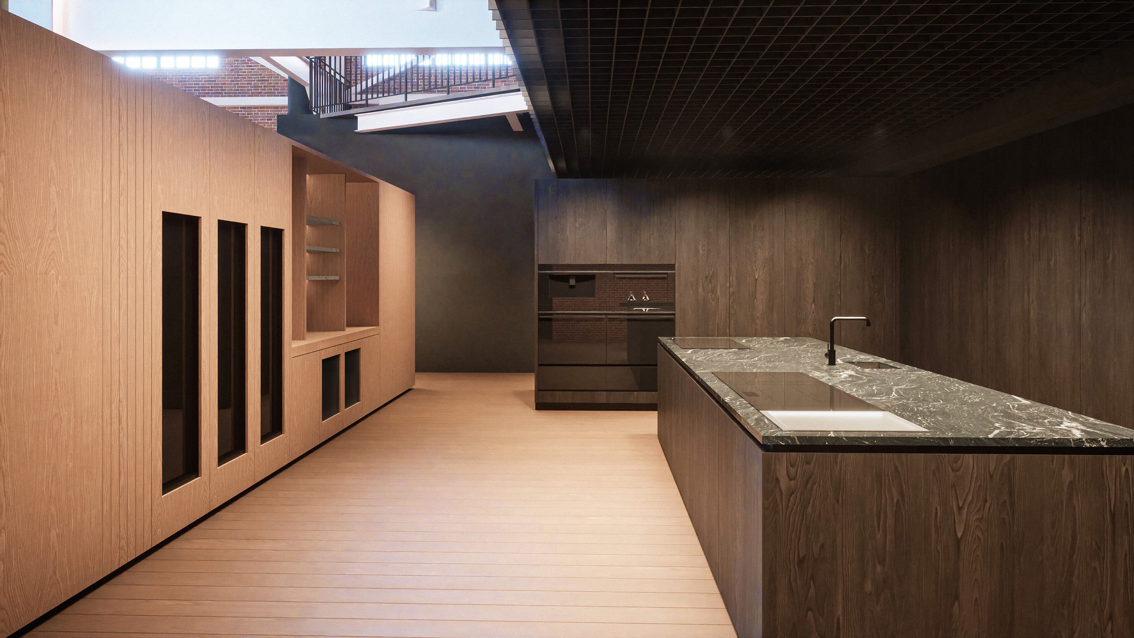 The Boffi Minimal Kitchen, showcasing Integrated Appliances