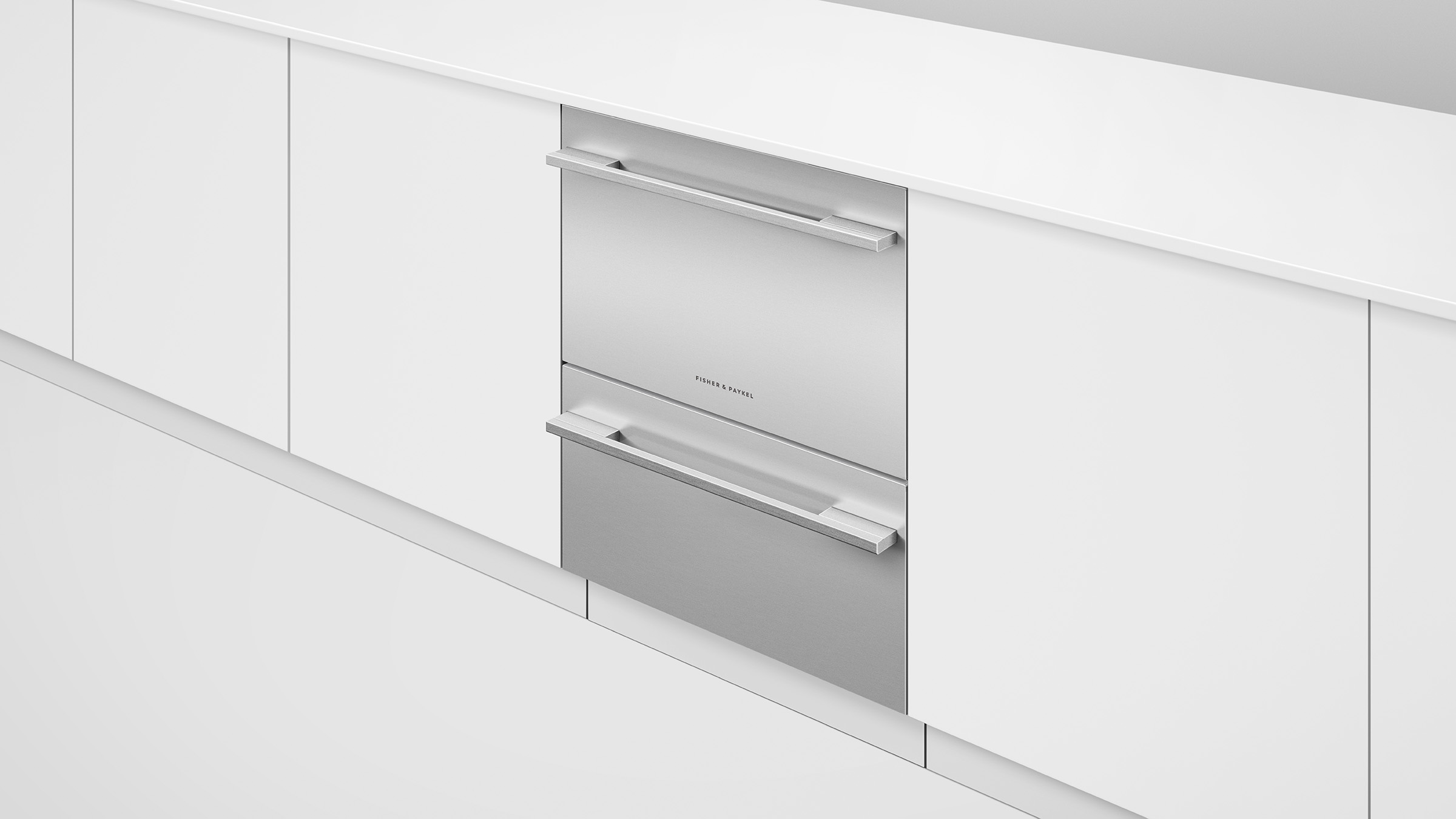 Refined finishes aligned to the kitchen family sit precisely beneath benchtops.