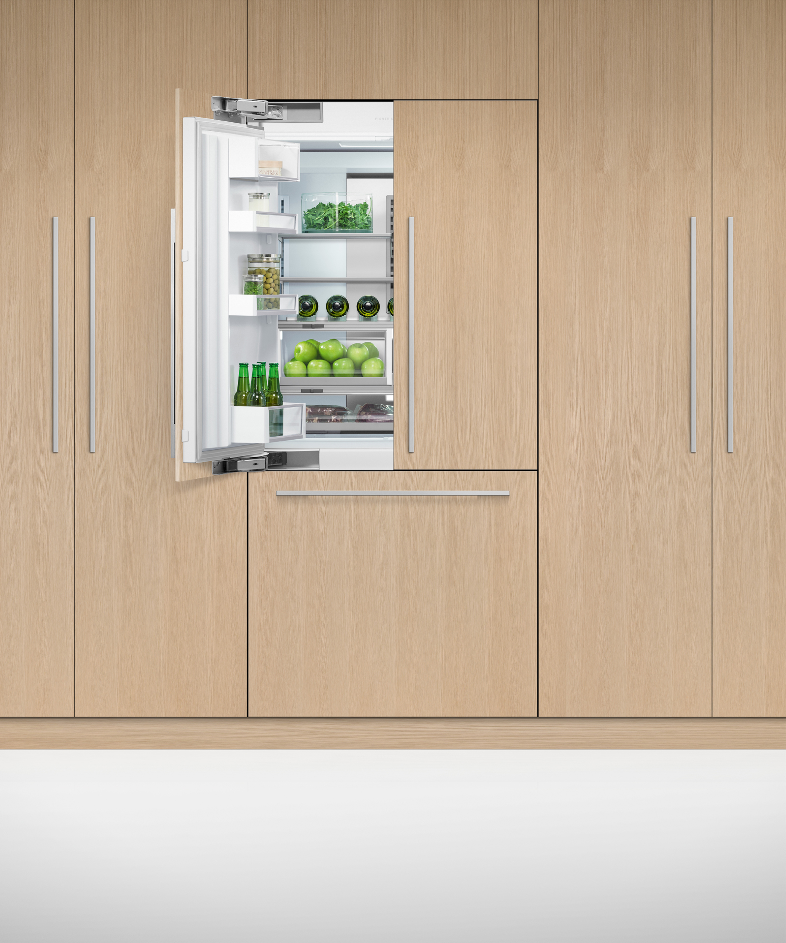 fisher paykel integrated french door fridge