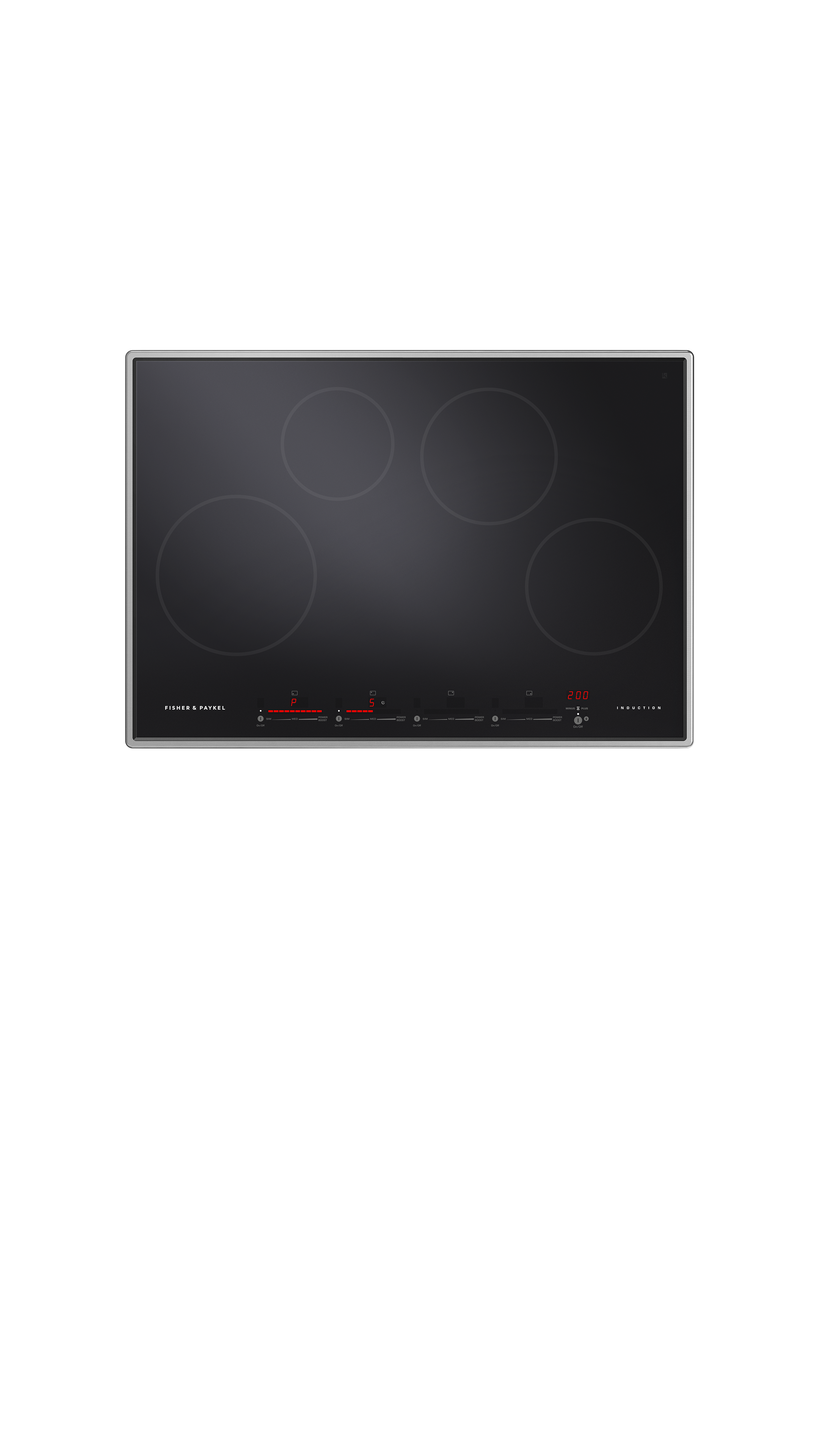 Summit - 30 Wide 208-240V 4-Burner Radiant Cooktop | CR4B30MB