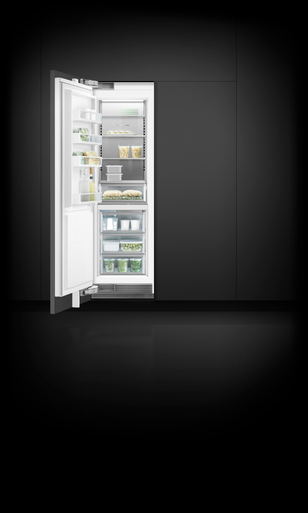 24" Series 11 Integrated Column Freezer, Ice, hero