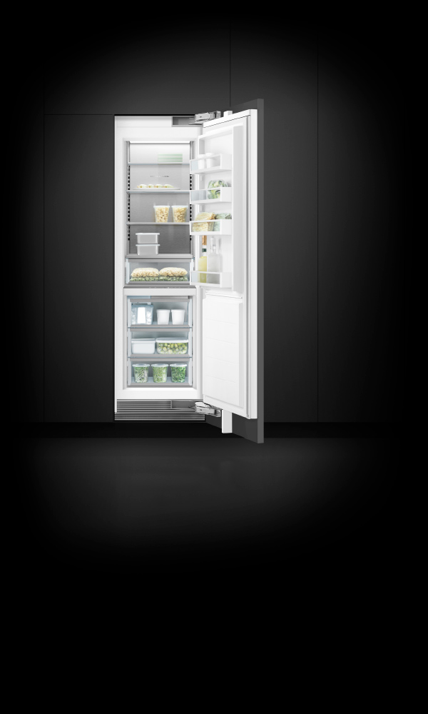 24" Series 11 Integrated Column Freezer, Ice, hero