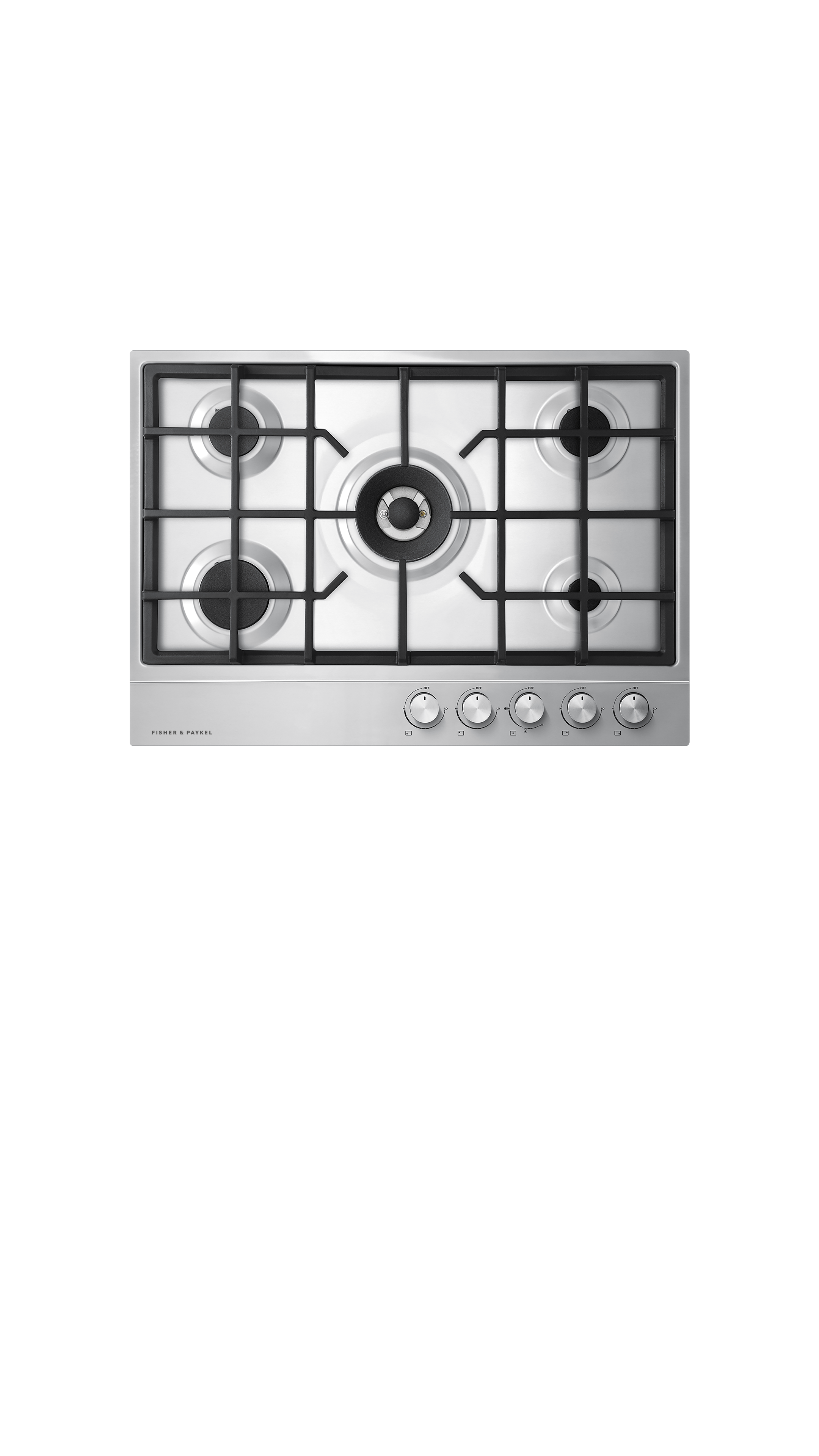 Fisher and Paykel 30" Series 7 5 Burner Gas Cooktop, Natural Gas