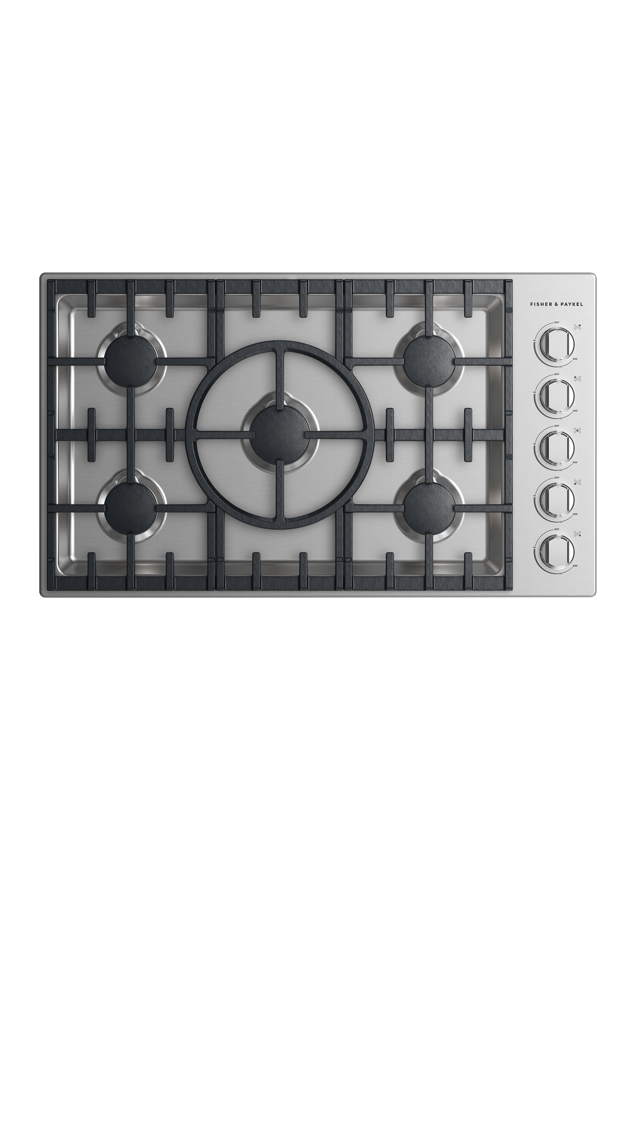 LG STUDIO 36” UltraHeat™ Gas Cooktop with EasyClean®