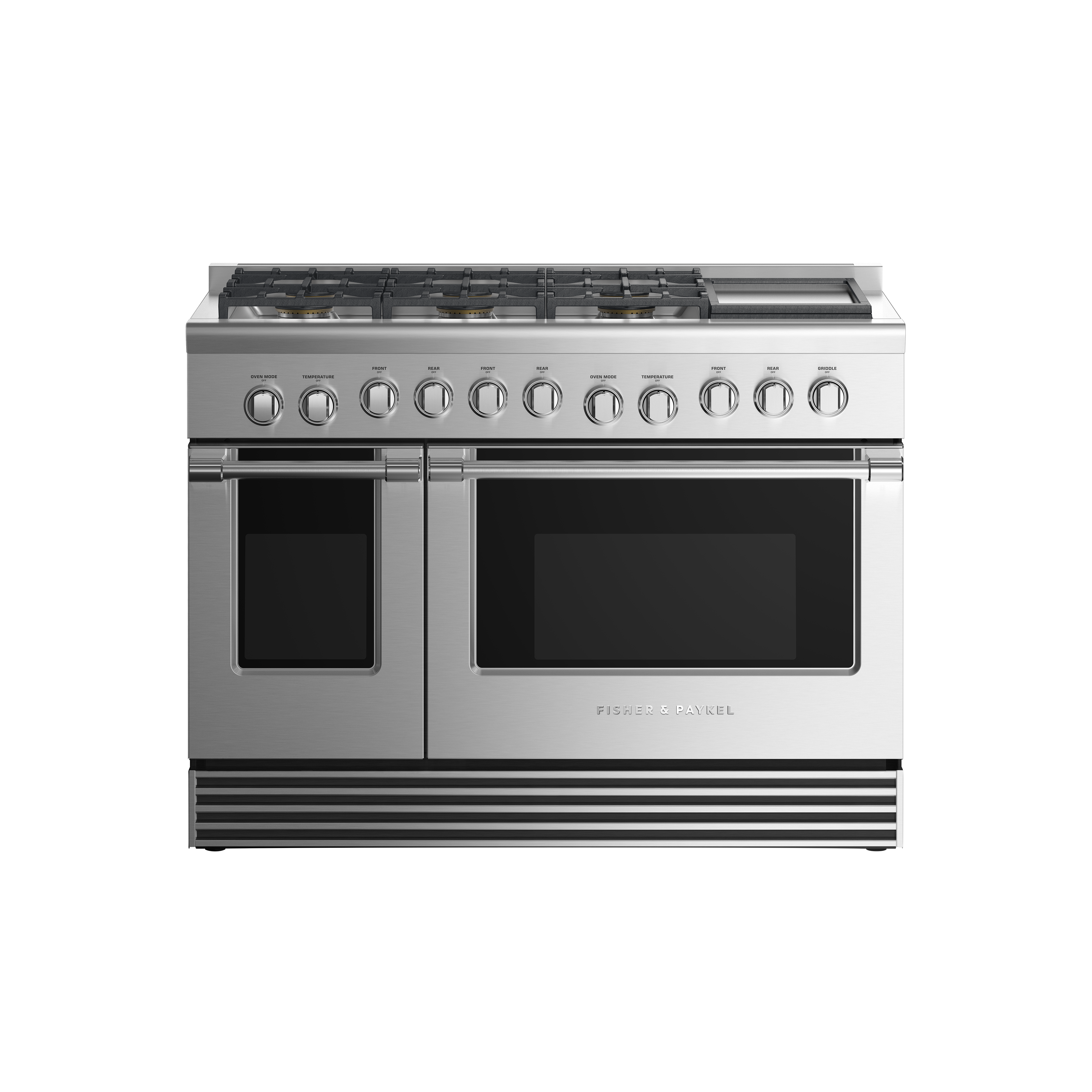 Fisher and Paykel Dual Fuel Range, 48", 6 Burners with Griddle